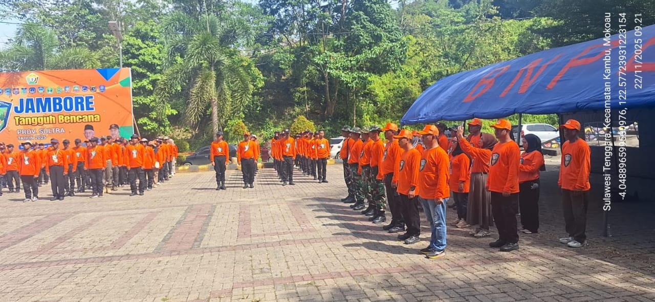 BPBD Konawe Berpartisipasi Aktif dalam Jambore Tangguh Bencana  Sulawesi Tenggara