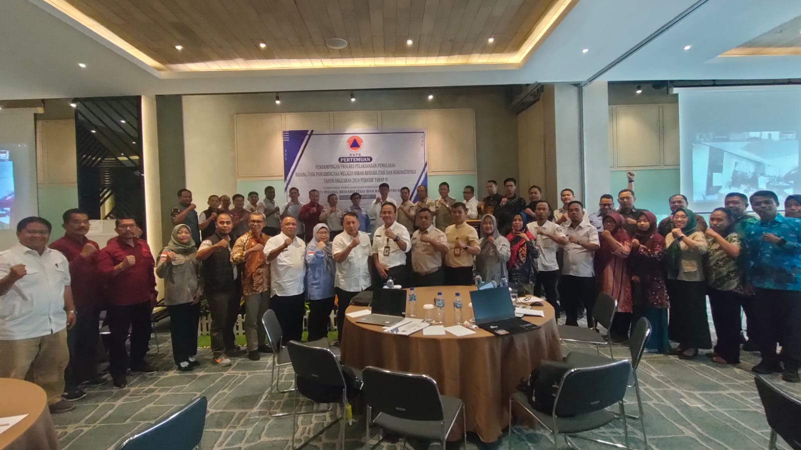 BPBD Konawe Bahas Progres Dana Hibah Rehabilitasi dan Rekonstruksi dalam Rapat Koordinasi